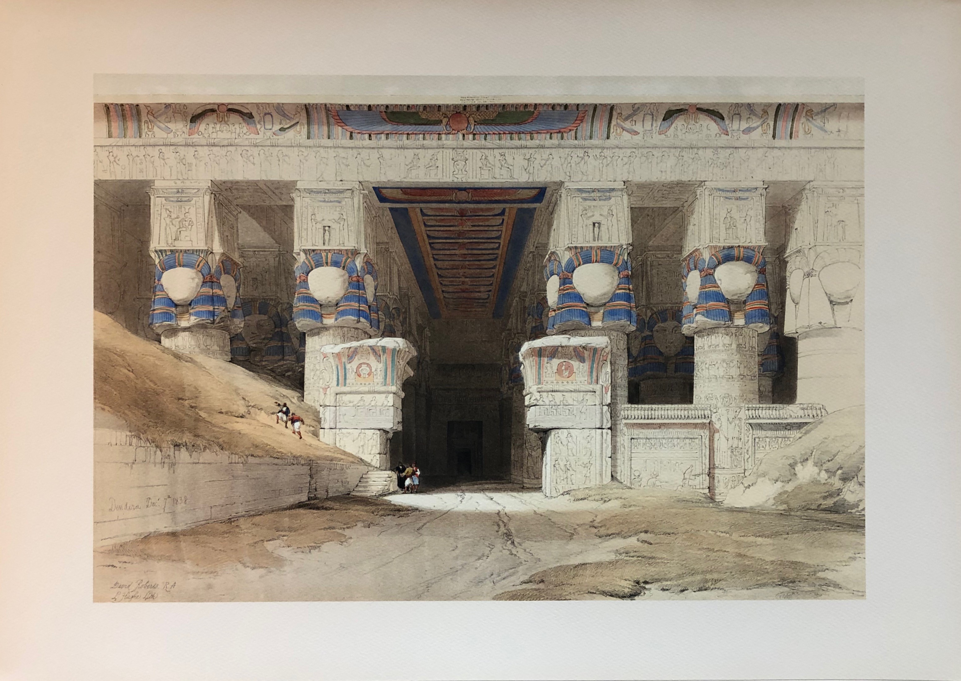 Entance to the Temple of Dendera